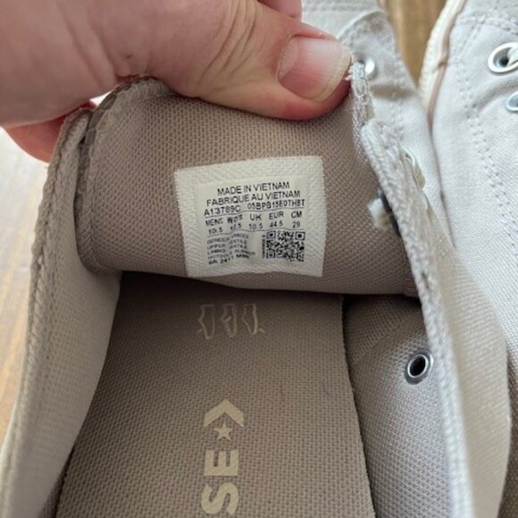 Chuck Taylor All Star Canvas & Leather - Men's 10.5 - Picture 7 of 8